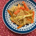 ふたごゆき's cooksnap of when they made ＊えのき茸入り大根と人参のきんぴら＊.