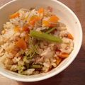 パンちょー's cooksnap of when they made 若ゴボウとシーチキンの炊き込みご飯☆.