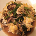 よねお's cooksnap of when they made 簡単で美味っ！もやしとしらすのニラ玉炒め.