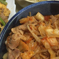 しろたむ's cooksnap of when they made ★簡単★もやし豚キムチ炒め(*^^*).