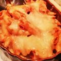 たんたん　's cooksnap of when they made ペンネのミートソースグラタン★チーズ＋.