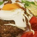 ほねかわしのめろ's cooksnap of when they made ＊ロコモコ丼＊.