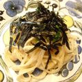 electoon's cooksnap of when they made 明太子ゴートチーズパスタ.