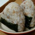 kopontaママ's cooksnap of when they made しらすとおかかの醤油おにぎり.