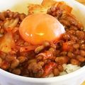 あい1017's cooksnap of when they made 混ぜるだけ☆キムチ納豆丼.