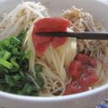 博多のあん's cooksnap of when they made ひんやりさっぱり♪　梅味清涼麺.
