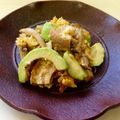 みそゆうき's cooksnap of when they made 甘酢あんかけ＊アボカドとキノコの卵炒め.