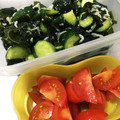 クックZ4M2C1☆'s cooksnap of when they made 定番だけど　わかめときゅうりのポン酢あえ.