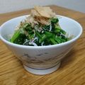 ダイナマイト漆黒's cooksnap of when they made 梅としらすとほうれん草のサッパリお浸し.