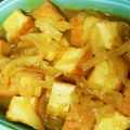 ハチ8コロ8's cooksnap of when they made ∮玉葱たっぷり♬厚揚げのカレーღマリネ∮.