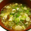 由芽15's cooksnap of when they made ほっこり！くずし豆腐となめこのとろとろ煮.