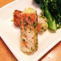 ricosweets's cooksnap of when they made 磯辺揚げ風♪キャベツ入り♡竹輪の磯辺焼き.
