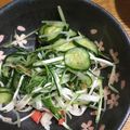 クミコ♩'s cooksnap of when they made ＊かにかまとみどりのやさいのサラダ＊.