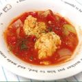 °＊リカぽん＊°'s cooksnap of when they made チキンミートボールのトマト煮込み.