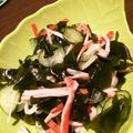 さらなごまみぃ❤︎'s cooksnap of when they made ﾔﾐﾂｷ(^^きゅうりとｶﾆｶﾏの酢の物.
