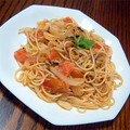 うっきー太郎's cooksnap of when they made ♡ツナとミニトマトのソースdeパスタ♡.
