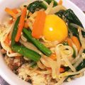azsymmt's cooksnap of when they made おこげ付き☆簡単ビビンバ丼.