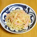 つちかな's cooksnap of when they made もやしとベーコンの楽チン炒め.