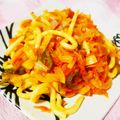 ゃまちー☆'s cooksnap of when they made 野菜たっぷり 我が家のナポリタンうどん.