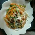 satomingo's cooksnap of when they made シンプル★人参と水菜のオリーブサラダ.