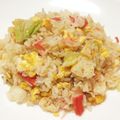 ayaakari's cooksnap of when they made レタスチャーハン☆簡単☆.