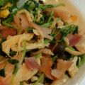 のぁs2's cooksnap of when they made 豆苗とカリカリベーコンのえのき炒め.