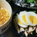 xSAIx's cooksnap of when they made 皿うどんの麺でパリパリサラダ☆.
