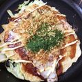 Sarah09's cooksnap of when they made スキレットで！餅チーズお好み焼き♪.