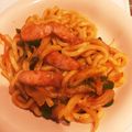 いつも食べてたい's cooksnap of when they made 冷凍うどんで☆簡単美味しいナポリタン♪.