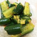 みい56's cooksnap of when they made 豆板醤でピリ辛☆きゅうりのおつまみ.