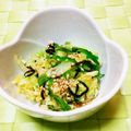 ﾁｲﾁｬﾝﾏﾏ's cooksnap of when they made 大葉香る キャベツの簡単サラダ.