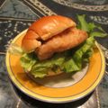 ジョングレ's cooksnap of when they made ロールパンでチキンのサンド☆彡.