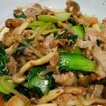 プクタ's cooksnap of when they made 豚肉と青梗菜のオイスターソース炒め.