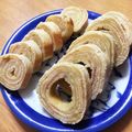 まいびた's cooksnap of when they made フライパンで簡単★バナナバウムクーヘン.