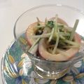 コビトノセカイ's cooksnap of when they made ボイルイカと水菜の酢みそ和え♪.