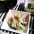 ＴＯＭＯＷＡＴ's cooksnap of when they made 茎ワカメとセロリの酢の物.