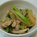 なぽりたーん's cooksnap of when they made 小松菜と豚こま肉のさっぱり炒め物.