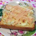 miwayon's cooksnap of when they made たらマヨトースト.