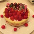 にっこう's cooksnap of when they made 水玉ババロアのひな祭りケーキ.