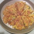クックtomo107's cooksnap of when they made 糖質制限◆大豆粉のチヂミ風お焼き.