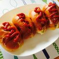natsu_hk's cooksnap of when they made 我が家の定番☆バターロールでホットドッグ.