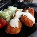 rodyboy1's cooksnap of when they made ムネ肉のチーズサンドフライ♡タルタル添え.