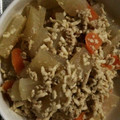 桜しま子's cooksnap of when they made 簡単すぎる大根のそぼろ煮.
