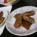 イヌニマス's cooksnap of when they made ささみのごままぶし焼き　カレー粉でね.