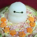 山うさ's cooksnap of when they made 簡単加工！ベイマックス雪だるまみぞれ鍋.