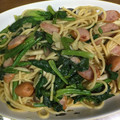 なゆ助's cooksnap of when they made 和風★ほうれん草とﾍﾞｰｺﾝのﾊﾟｽﾀ.