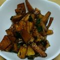 えり．K's cooksnap of when they made こってり甘旨っ♪カボチャのきんぴら.