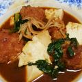 ぷくコロ's cooksnap of when they made 肉団子と春菊、えのきのピリ辛味噌煮.