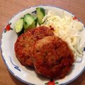 パンちょー's cooksnap of when they made 照り焼きごハンバーグ.