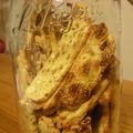 mikamika's cooksnap of when they made ノンオイル☆おから☆無花果☆ビスコッティ.